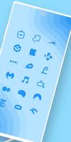 Blue Minimal - Icon Pack স্ক্রিনশট 1