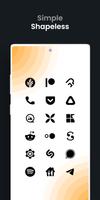 Flat Black Lite - Icon Pack স্ক্রিনশট 2