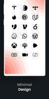 Flat Black Lite - Icon Pack imagem de tela 3