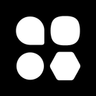 Adaptive Black - Icon Pack icône