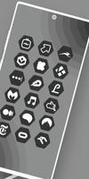 Hexagon Dark - Icon Pack imagem de tela 1