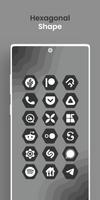 Hexagon Dark - Icon Pack syot layar 2