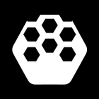Hexagon White - Icon Pack icône
