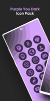 Purple You Dark - Icon Pack Affiche