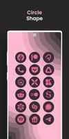 Pink You Dark - Icon Pack capture d'écran 2