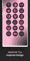 Pink You Dark - Icon Pack capture d'écran 3