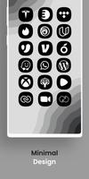 برنامه‌نما One UI 5 Black - Icon Pack عکس از صفحه