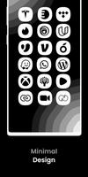 برنامه‌نما One UI 5 White - Icon Pack عکس از صفحه