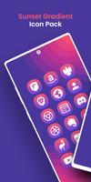 Sunset Gradient - Icon Pack Affiche