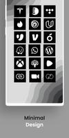 برنامه‌نما Square Black - Icon Pack عکس از صفحه