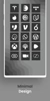 Square Dark - Icon Pack capture d'écran 3