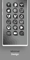 Teardrop Dark - Icon Pack capture d'écran 3