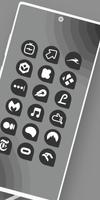 Teardrop Dark - Icon Pack captura de pantalla 1
