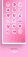 Transparent Pink - Icon Pack ảnh chụp màn hình 3