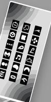 برنامه‌نما Vertical Black - Icon Pack عکس از صفحه