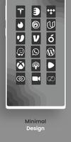 Vertical Dark - Icon Pack capture d'écran 3