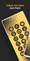 Yellow You Dark - Icon Pack Affiche
