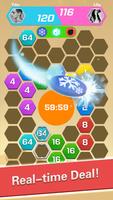 Merge Block Puzzle - 2048 Hexa ảnh chụp màn hình 2