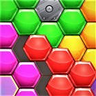 Puzzle hexagonal classique icône