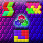 Hexa Jigsaw Puzzle Hexa Shape أيقونة