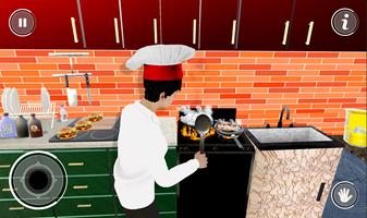 Fast Food Fun Cooking Games 3D پوسٹر