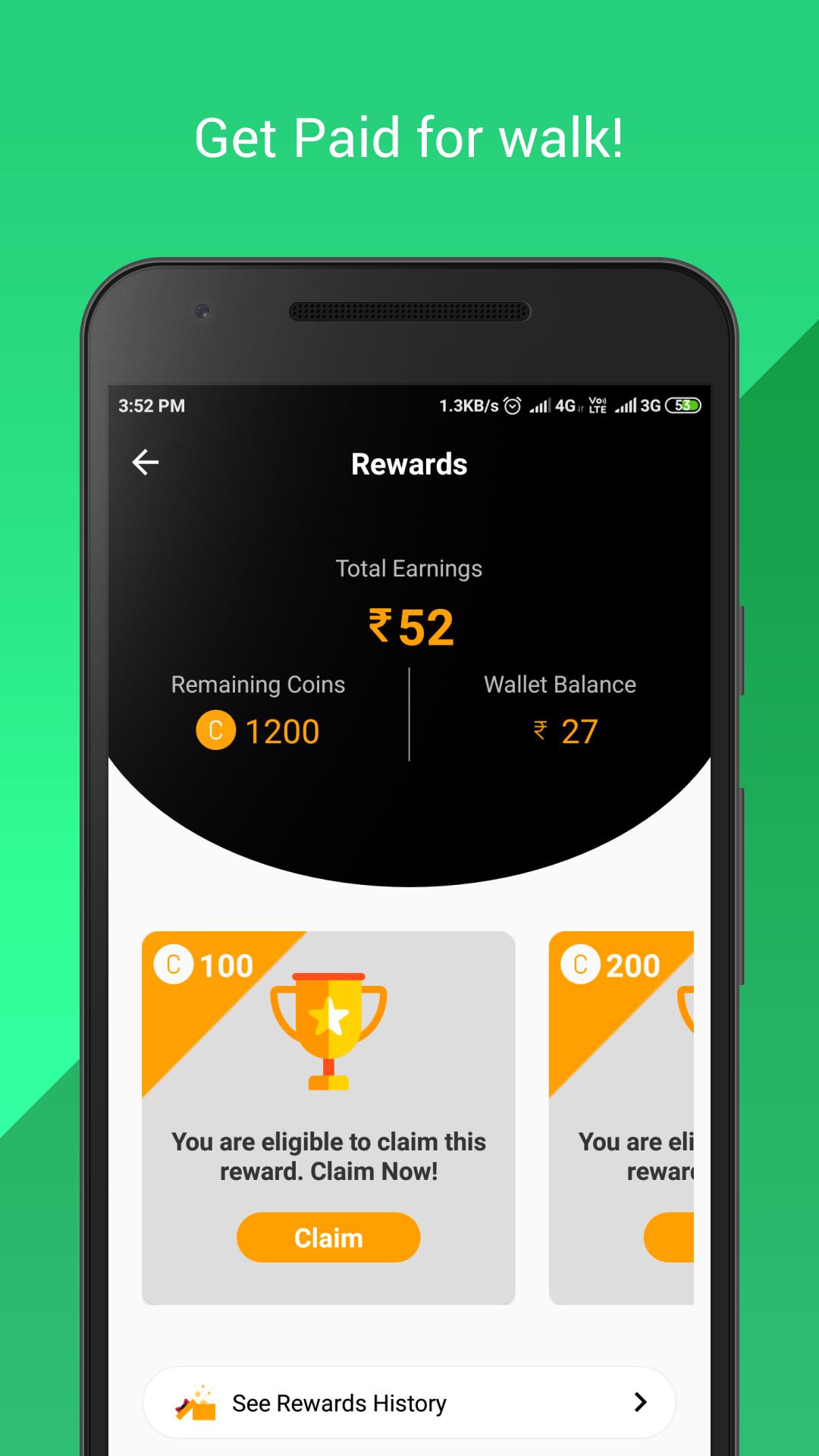 Walk and Earn - Get Paid for Walk pour Android - Téléchargez l'APK