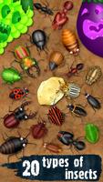 Hexapod لعبة النمل سحق الحشرات الملصق