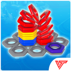 Hexa 3D Nuts: Sort Game icon
