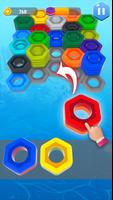 Hexa 3D Nuts: Sort Game poster