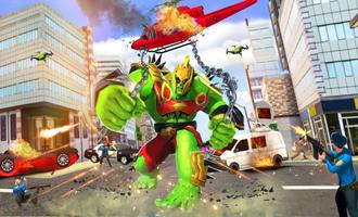 Police Monster Robot Hero Game Affiche