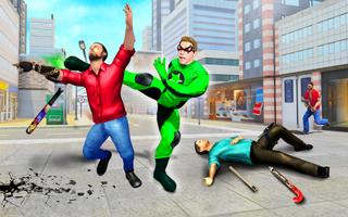 Police Green Sticky Robot Hero screenshot 3