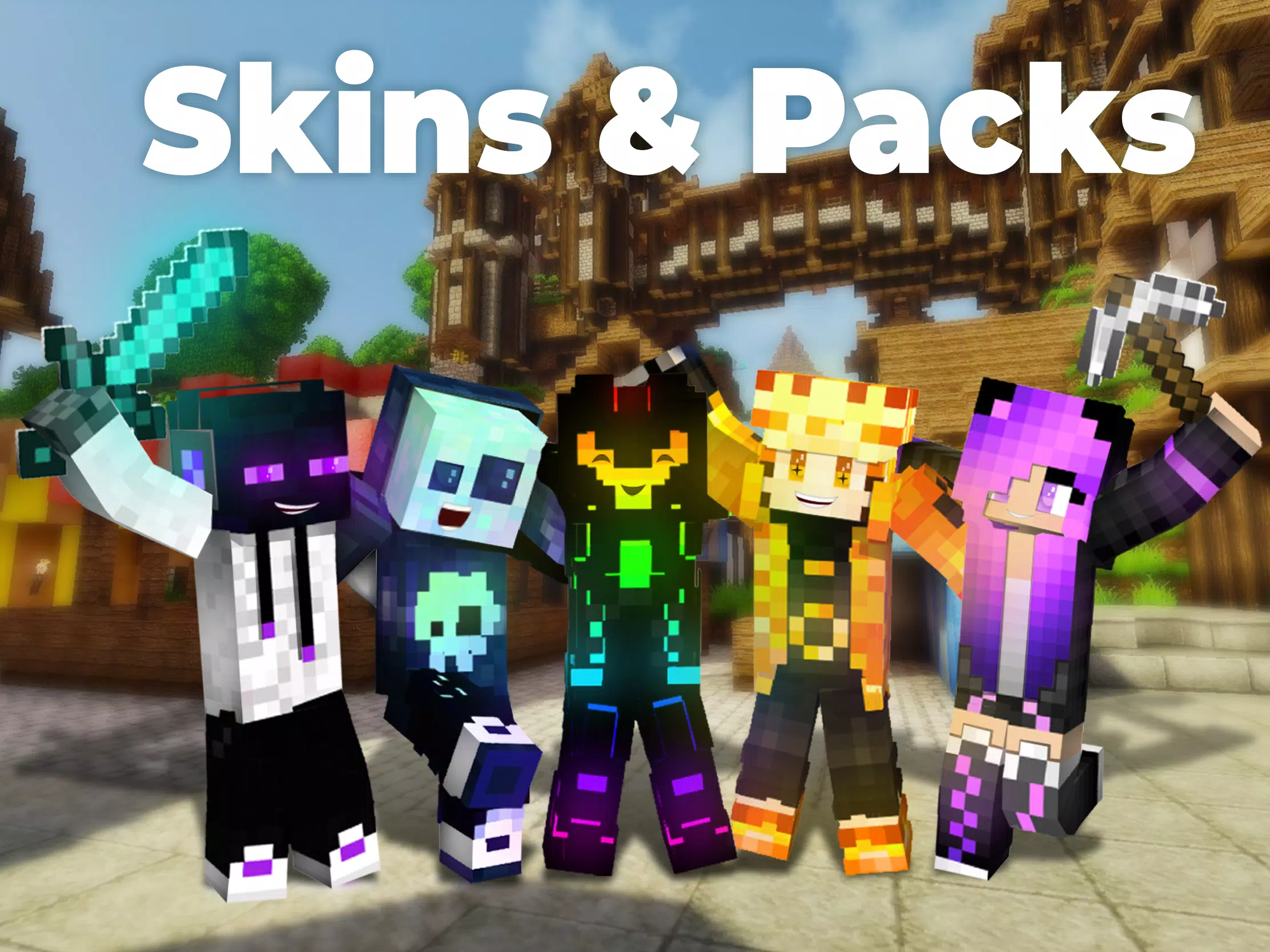 Download Mods, maps skins for Minecraft android on PC