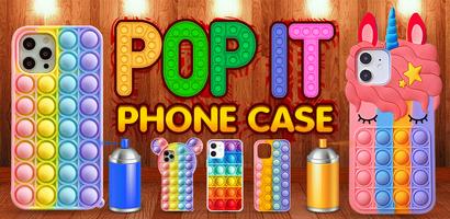 Pop it 電話ケース Diy 3D ゲーム ポスター