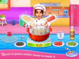 Make pasta cooking kitchen پوسٹر