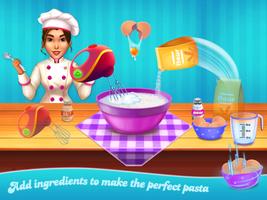 Make pasta cooking kitchen اسکرین شاٹ 1