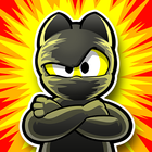 آیکون‌ Ninja Hero Cats Premium