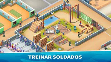 Magnata do Exército: Base Idle Cartaz