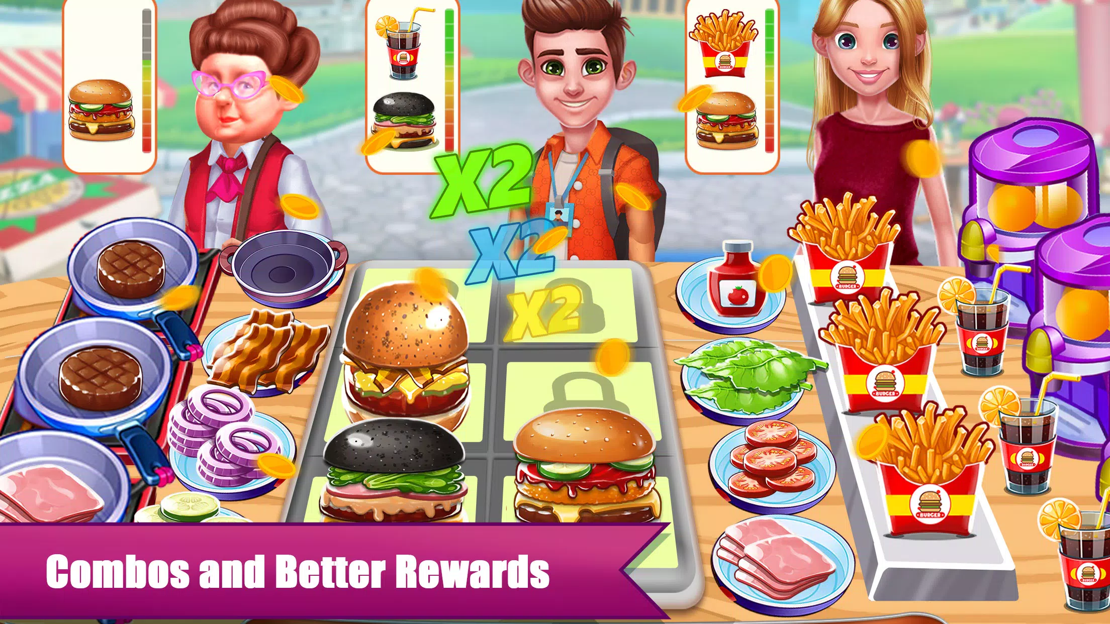 Download do APK de Fabricante de fast food - jogo de fazer comida para  Android