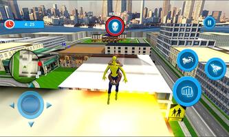 Flying Spider Hero City Rescuer Story capture d'écran 2