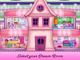 Traum Puppe Haus Dekoration Design Plakat