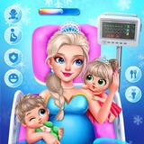 Ice Princess Mommy Baby Twins-icoon
