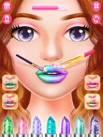 Lip Art DIY Makeover Games Affiche