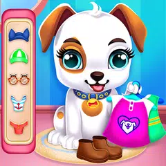 かわいい子犬ペットのケア＆ドレスアップゲーム アプリダウンロード