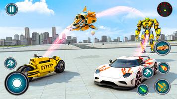 Flying Robot Car Fighting game capture d'écran 2