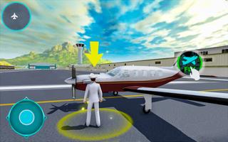 Airplane Flight Pilot 3D Plakat