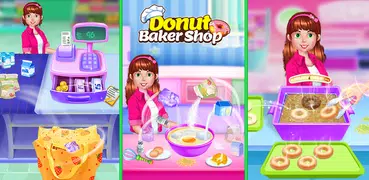 Süße Donut Maker Bäckerei