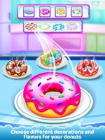Süße Donut Maker Bäckerei Plakat