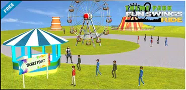 Theme Park Fun Swings Ride