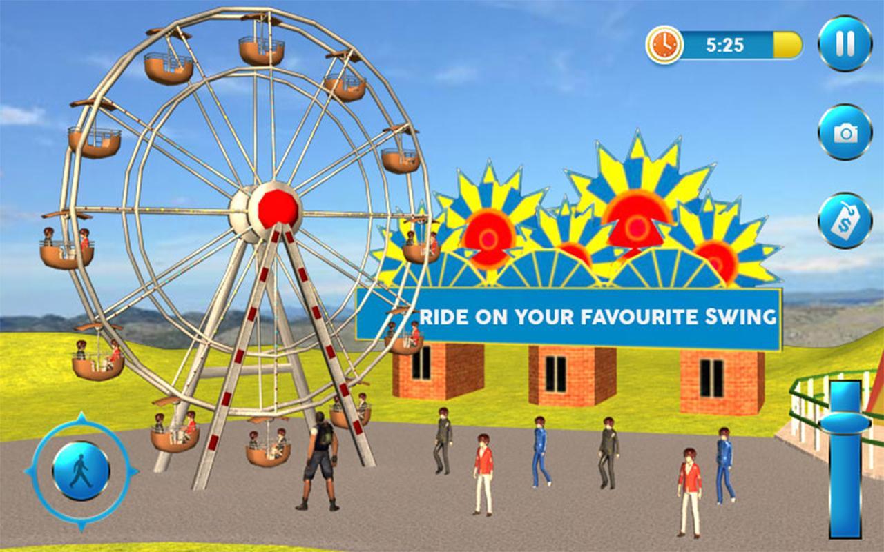 Theme Park Fun Swings Ride For Android Apk Download - roblox rides