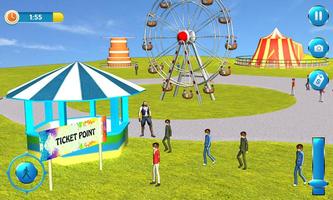 Theme Park Fun Swings Ride スクリーンショット 3